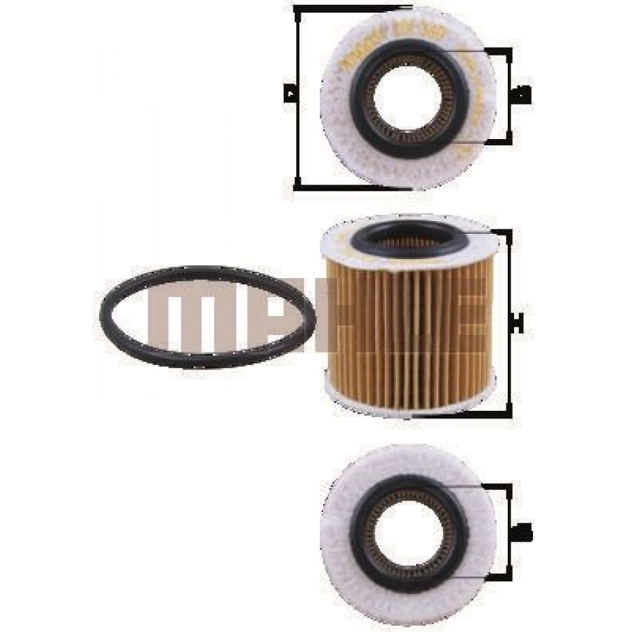 YAĞ FİLTRESİ BMW 1 E81 E82 E87 E88 BMW 3 E90 BMW X1 BMW X3