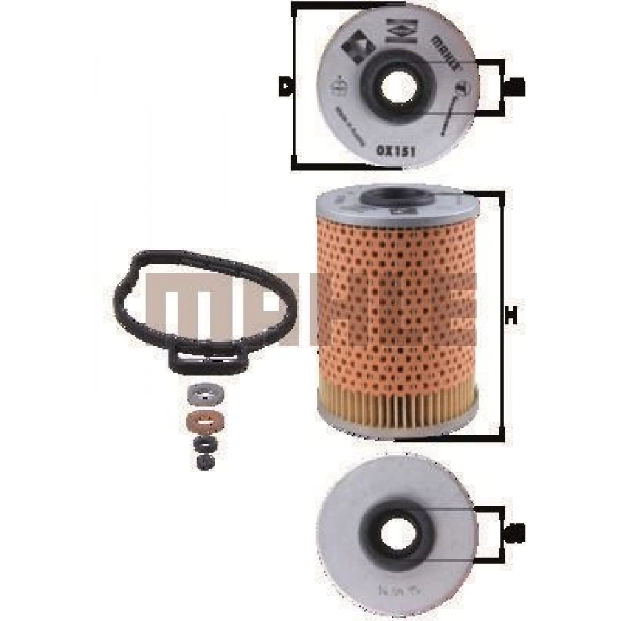 YAĞ FİLTRESİ BMW 5 E34 E39 530İ-535İ-540İ BMW 7 E38 RANGE ROVER 4.4 0205