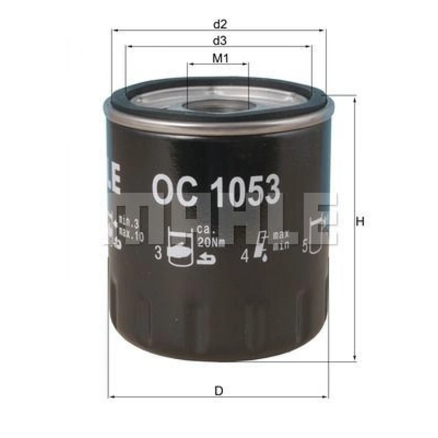 YAĞ FİLTRESİ BERLINGO FIESTA FOCUS C-MAX FUSION 206 207 307 308-BIPPER JUMPY XSARA 1.4 HDI 1.6 HDI KAMPANYALI