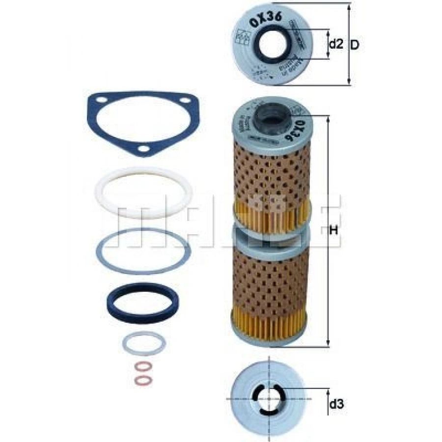 YAĞ FİLTRESİ FOCUS II 05> S-MAX 06> MONDEO IV 07> KUGA 09> / S40 04> V40 13> C30