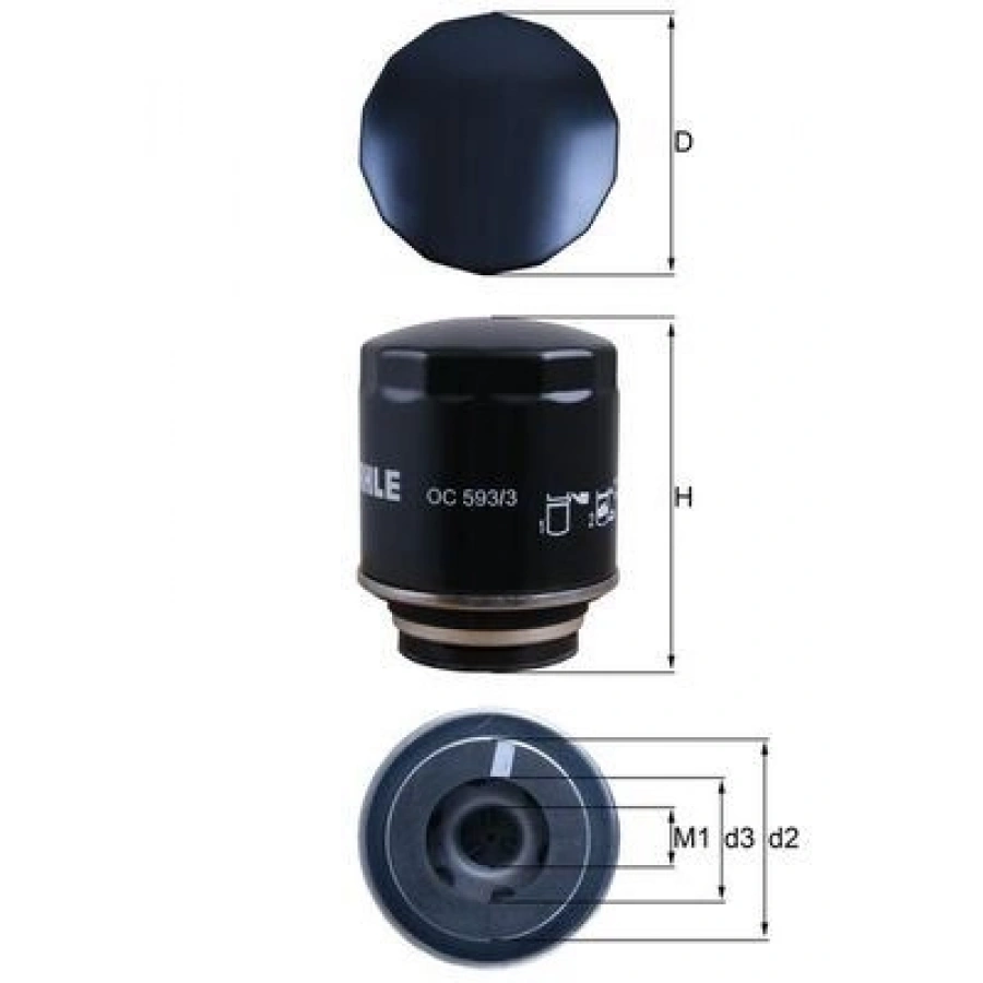 YAĞ FİLTRESİ GOLF V VI JETTA III PASSAT TIGUAN TOURAN A3 OCTAVIA IBIZA SCIROCCO 1.4 TSI W712.90 KAMPANYALI