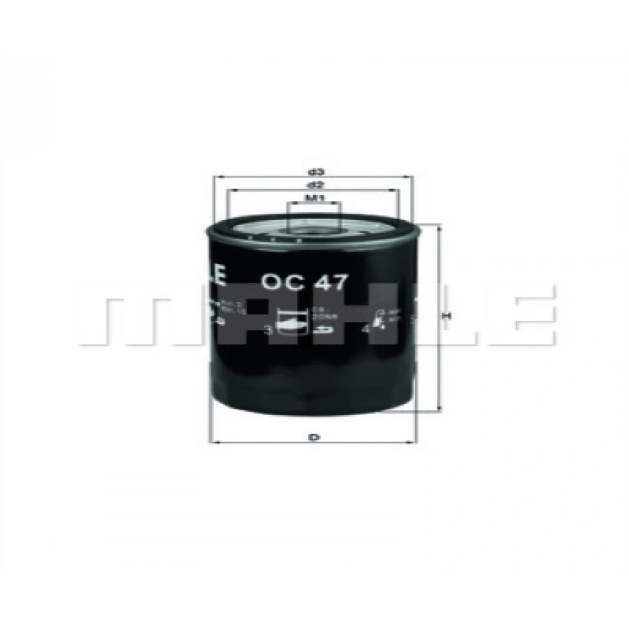 YAG FILTRESI H14/2W (BENZINLI) UNIVERSAL BM 88-