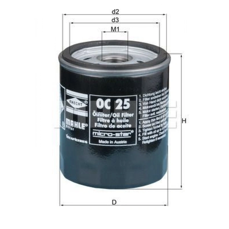 YAĞ FİLTRESİ PASSAT 9600 A4 9501 A6 9701 A4 9500 1.9 TDI