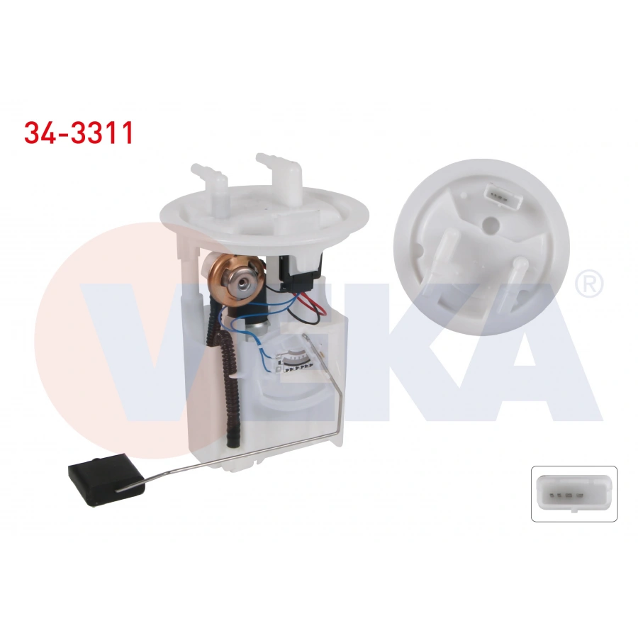 YAKIT DEPO SAMANDIRASI 3.5 BAR SOLDAN FISLI PEUGEOT 206 (2A/C) 1.4i 16v 1998-2006 / 206 (2A/C) 1.6i 16v 1998-2006 / PEUGEOT 406 (8B) 2.0i 1995-2004