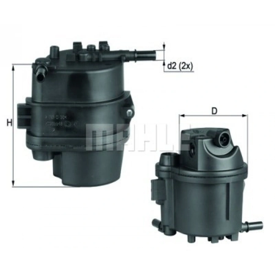 YAKIT FILTRESI (1901.99) MÜSÜRSÜZ 206 /307/C2/C3/FIESTA 1.4 HDI/1,4 TDCI 02-