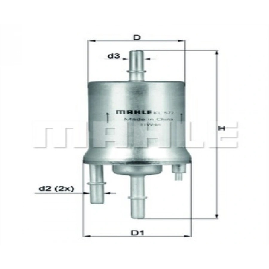 YAKIT FILTRESI 6,4 BAR / H280WK / EP207 GOLF5-GOLF6-PASSAT-POLO-A3-LEON BAG-BLF-BLP-BLR-BMY-CAVA-CAXA 1,4 TSI-1,6 FSI 04-13