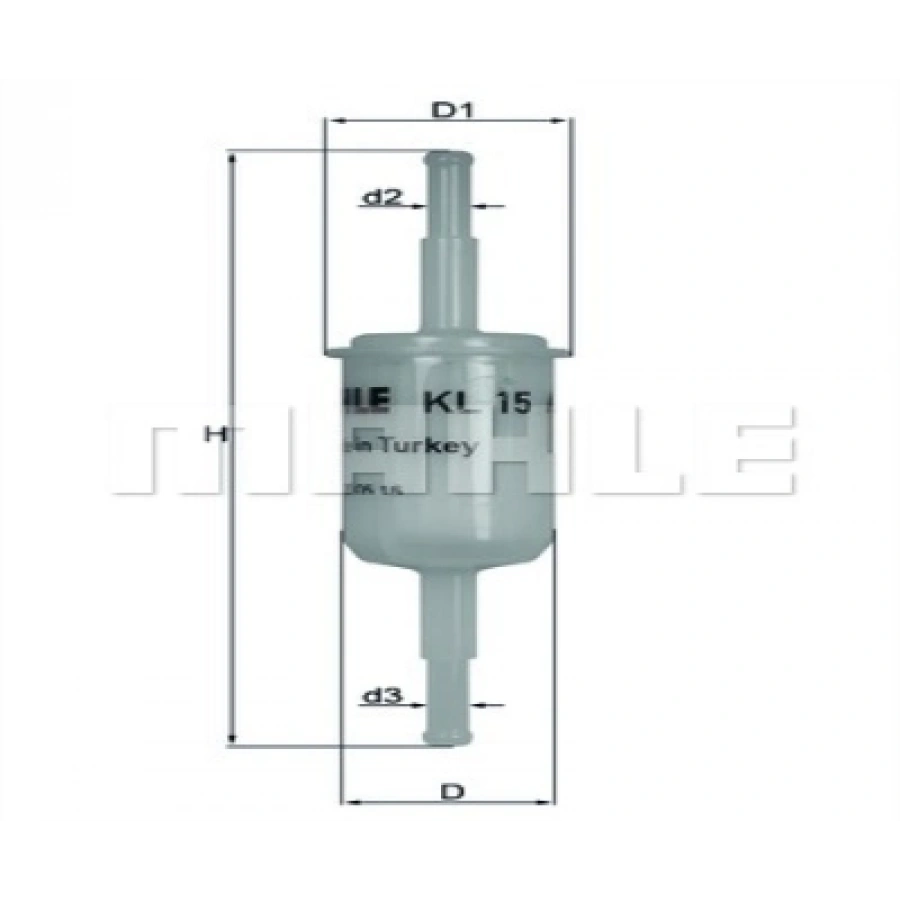 YAKIT FILTRESI ARA FILTRE UNIVERSAL BM 78-