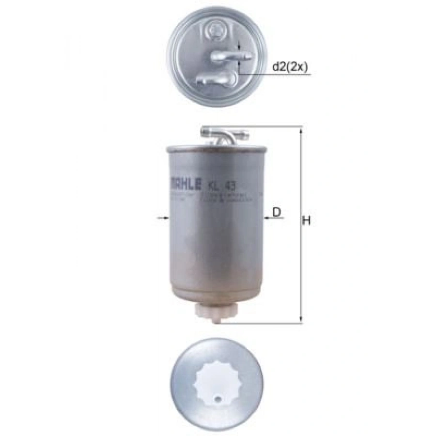 YAKIT FİLTRESİ CLIO II KANGOO 1.5 DCI MICRA III NOTE JUKE 1.5 DCI DELIKLI 80026237-7701061576-16400AY910