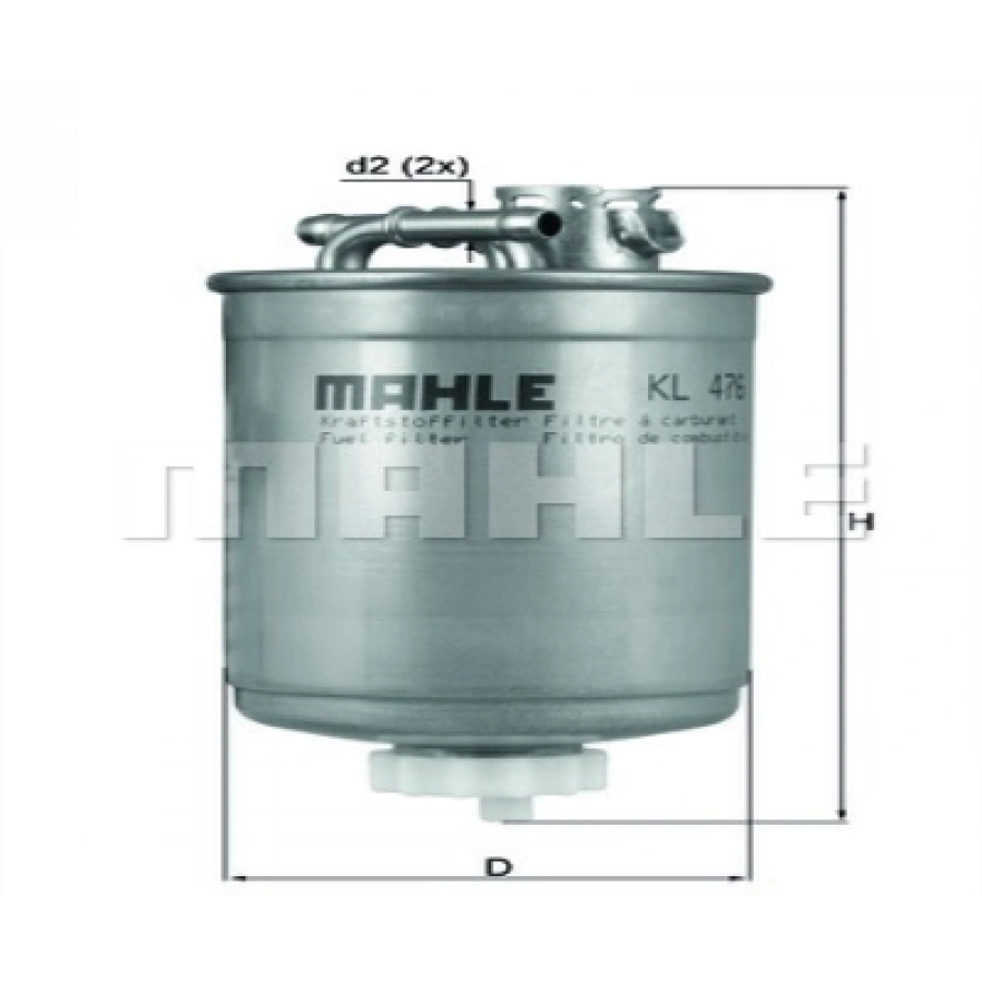 YAKIT FILTRESI H143WK SHARAN-GALAXY AUY-ASZ 1,9 TDI 00-10