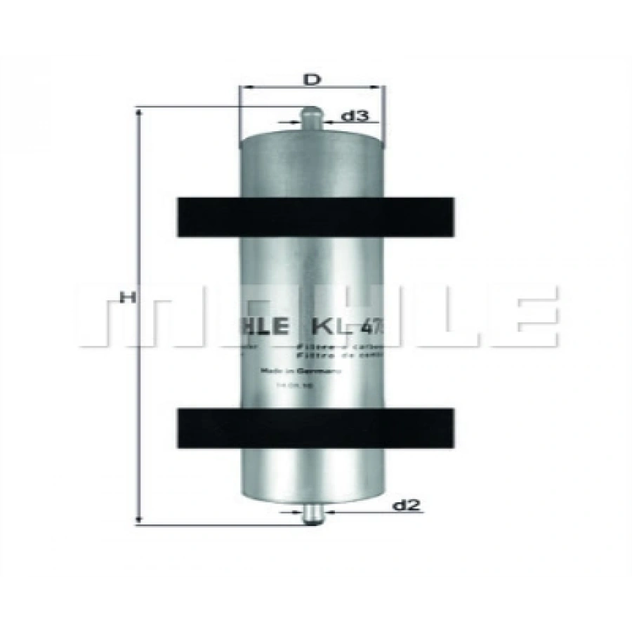 YAKIT FILTRESI H156WK E46 M47N-M57N 01-05