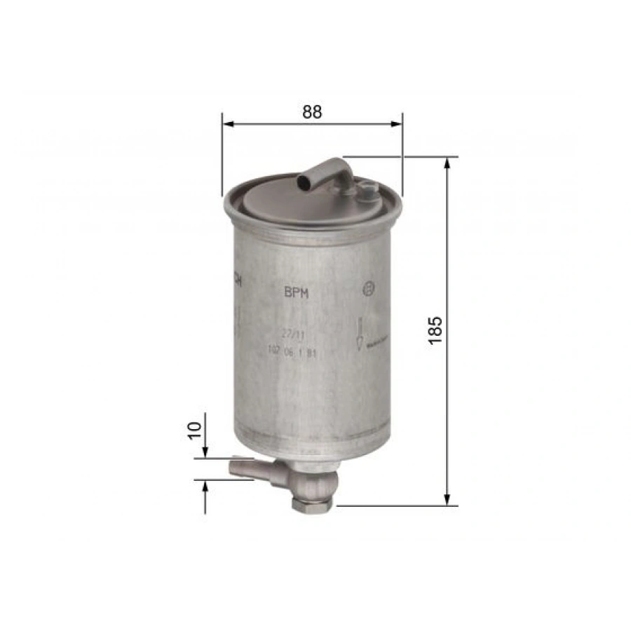 YAKIT FILTRESI H273WK A4 BPP-BKN 2,7 TDI-3,0 TDI 04-08