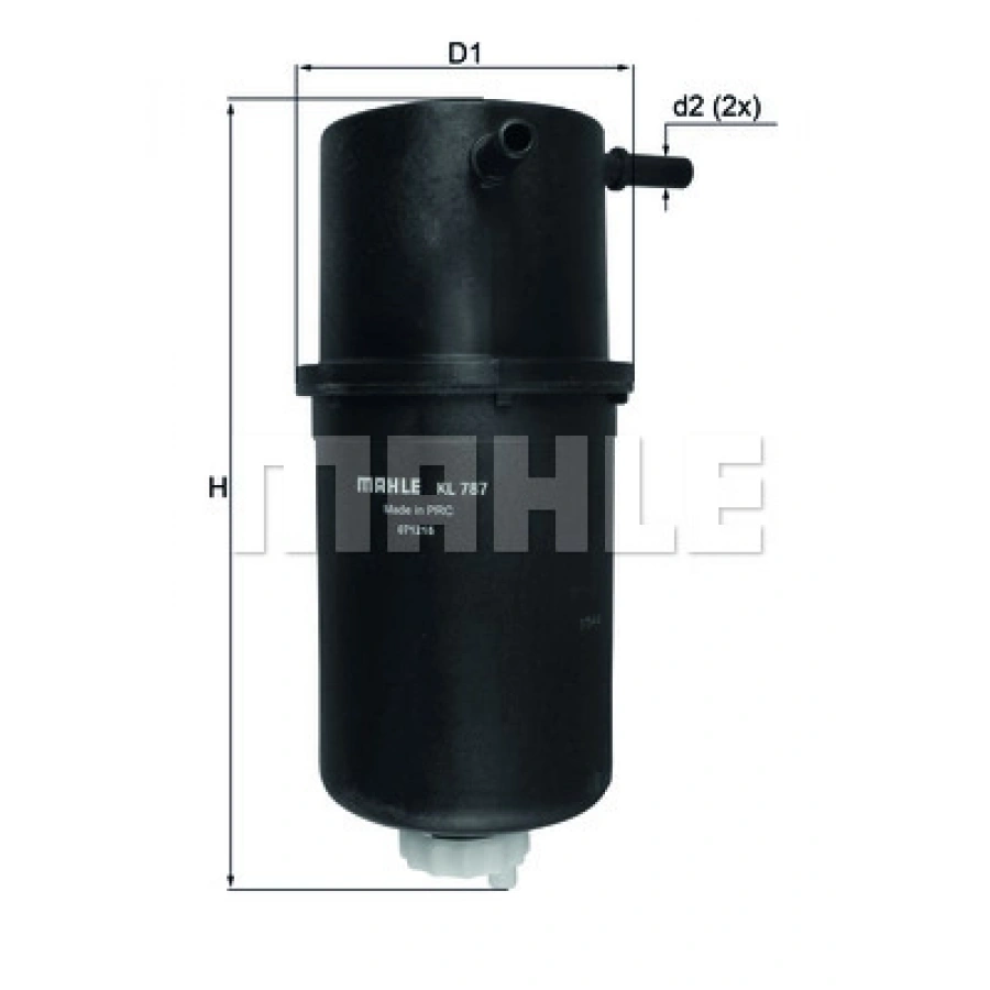 YAKIT FILTRESI H345WK / FCS804 AMAROK CDBA-CDCA-CNFA-CNFB 2,0 TDI 10-