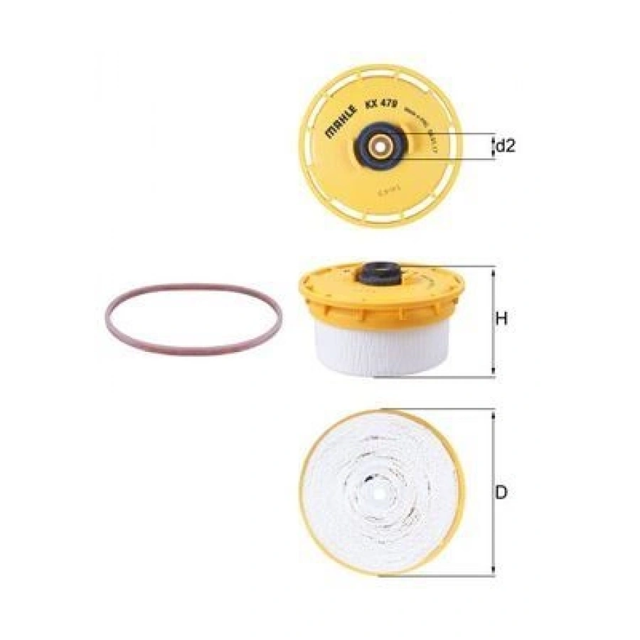 YAKIT FİLTRESİ PASSAT TOURAN 1.6 2.0 TDI