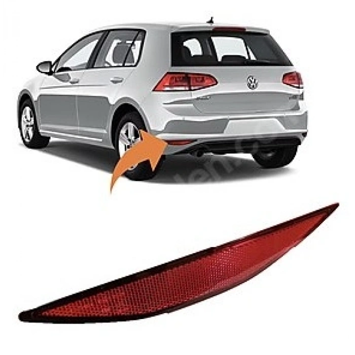 REFLEKTOR ARKA TAMPON SOL GOLF7 2014-2017 GKL 292044