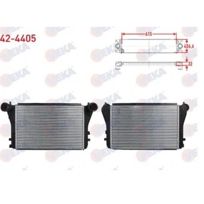 TURBO RADYATÖRÜ (SEKMANLI) CADDY 04-10 / AUDİ A3 03-12 / OCTAVİA 04-12 2KA - 2KH - 2CA - 2CH