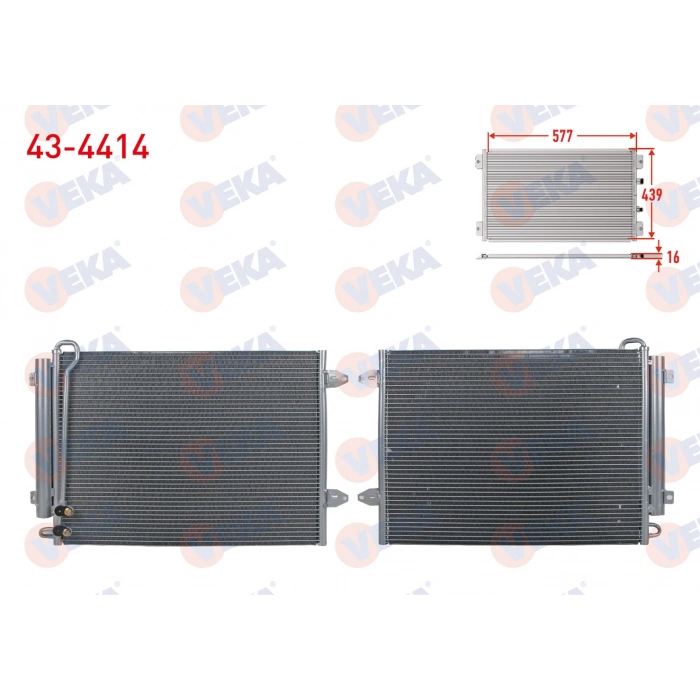 KLİMA RADYATÖRÜ BRAZING PASSAT-B6-B7 05-14 BKP 2.0 TDI (KURUTUCULU) MAHER 10921 T1