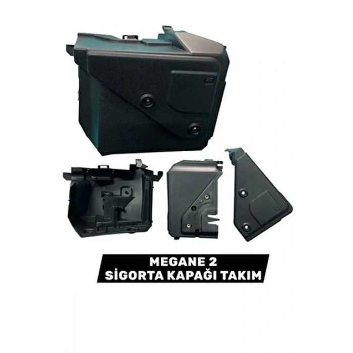 SİGORTA KUTUSU (ROLE KUTUSU) KOMPLE 3 PARÇA MEGANE II MARAL 200148 T1