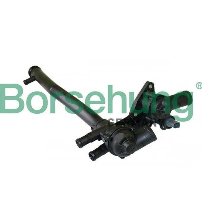 TERMOSTAT YUVASI (Komple) BORUSU İLE BERABER ÇİFT TERMOSTAT 85C-100C-87C-102C GOLF-JETTA-OCTAVİA-PASSAT 1.6 FSI BLF-BAG-BLP R1