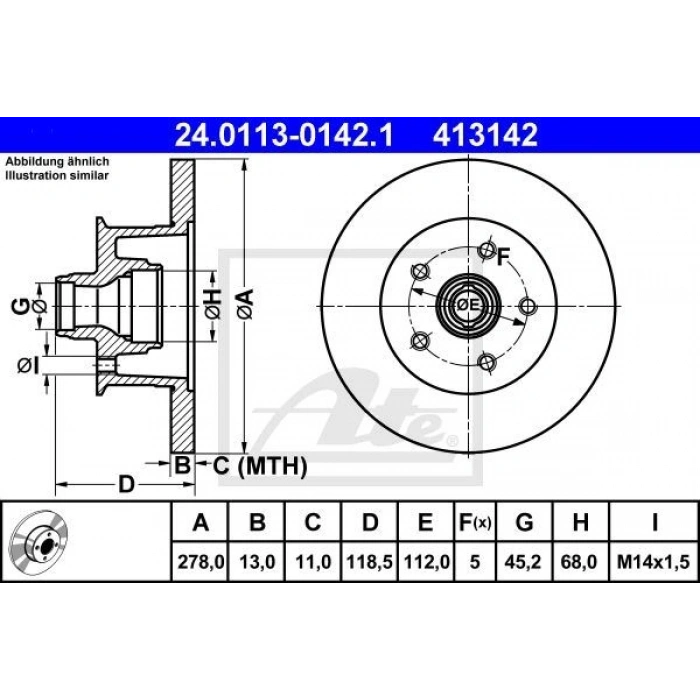 FREN DİSKİ TRANSPORTER T3 1.6 1.6D 1.6TD -(R1)