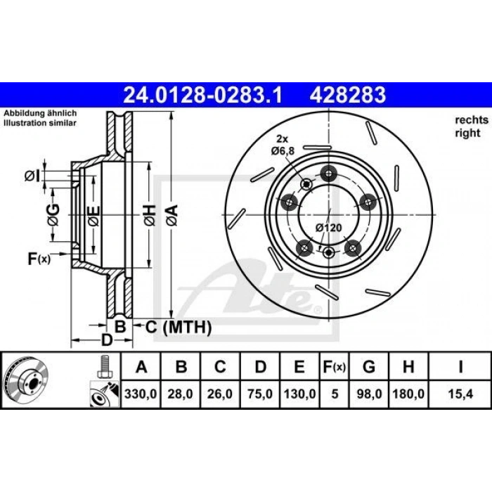FREN DİSKİ ARKA SAĞ PANAMERA 09> - (R1)