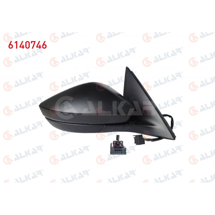 DIS DIKIZ AYNASI SAG ELEKTRIKLI ISITMALI ASTARLI SINYALLI LED 6 PIN SKODA SCALA/KAMIQ 2019- (A1)