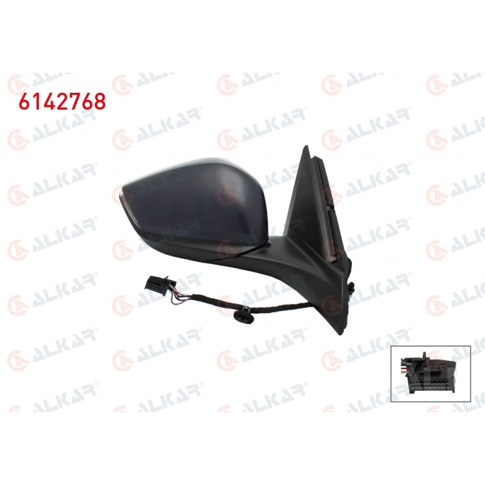 DIS DIKIZ AYNASI SAG ELEKTRIKLI ISITMALI SINYALLI SENSORLU OPEL ASTRA L 2021- / PEUGEOT 308 III 2021- / 308 SW III 2021- (A1)