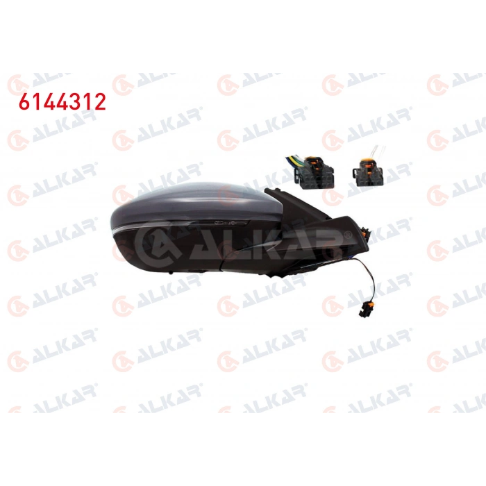 DIS DIKIZ AYNASI SAG ELEKTRIKLI ISITMALI ASTARLI OTOMATIK KATLANIR SINYALLI ISI SENSORLU ALT AYDINLATMALI LEDLI 12 PIN OPEL CORSA F 2019- / PEUGEOT 208 II 2019- (A1)