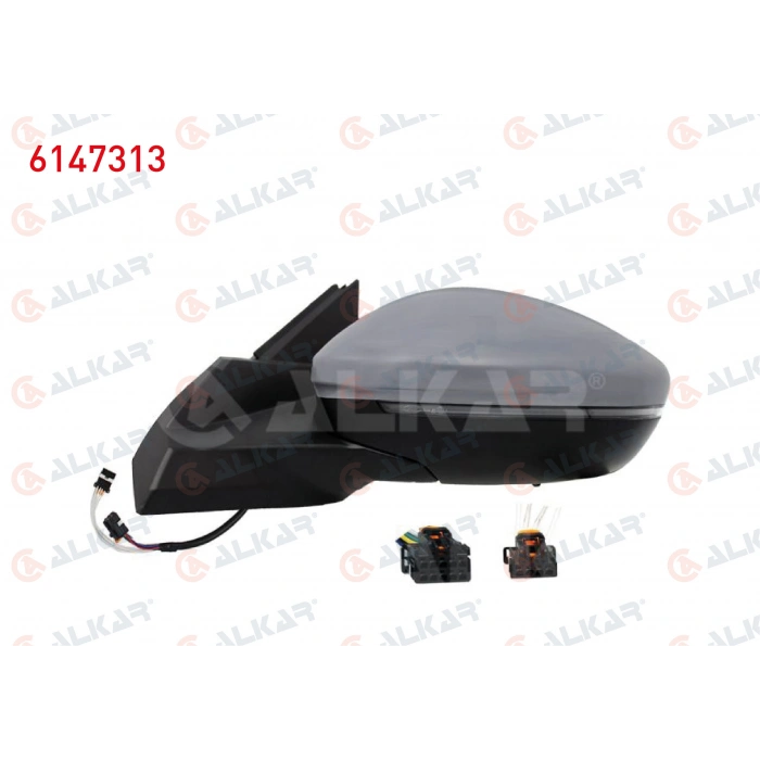 DIS DIKIZ AYNASI SOL ELEKTRIKLI ISITMALI ASTARLI OTOMATIK KATLANIR SINYALLI ALT AYDINLATMALI LED KOR NOKTALI 10+2 PIN PEUGEOT 2008 II (U_) 2019- (A1)