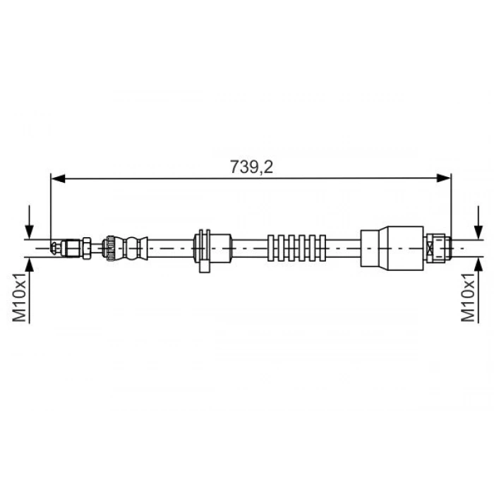 FREN HORTUMU ON 10> X3 (F25) [U.K] Y.NO:1987481B84 [F.U] (R1)