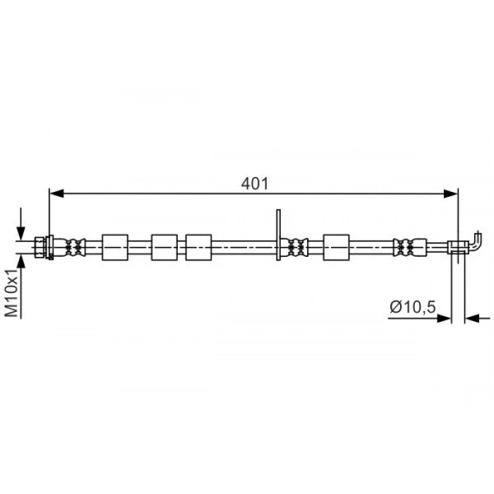 FREN HORTUMU ON 09> FIESTA-B.MAX (R1)