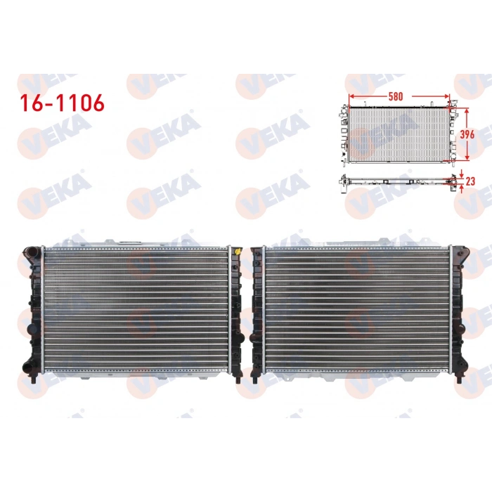 SU RADYATORU MEKANIK ALFA ROMEO 156 (932) 1.6 TS M-T AC + 1997-2005