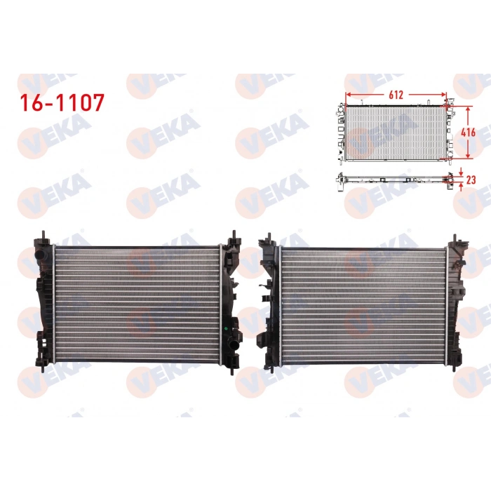 SU RADYATORU MEKANIK ALFA ROMEO GIULIETTA (940) 1.4 TB M-T AC+/- 2010-