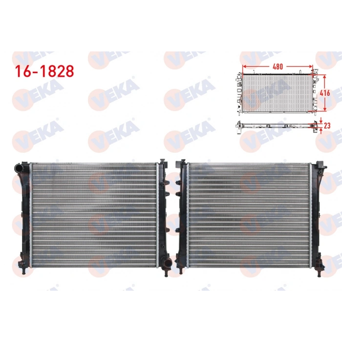 SU RADYATORU MEKANIK FIAT 500 1.3 MJT M-T AC+/- 2008-2012