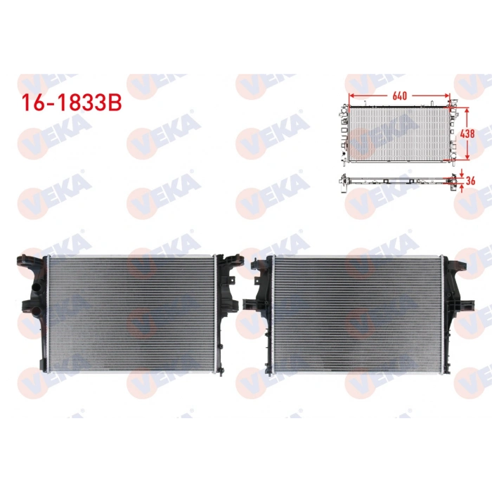 SU RADYATORU BRAZING IVECO DAILY V 2.3 D M-T 2011-2014 / DAILY VI 2.3 D M-T 2014-2016