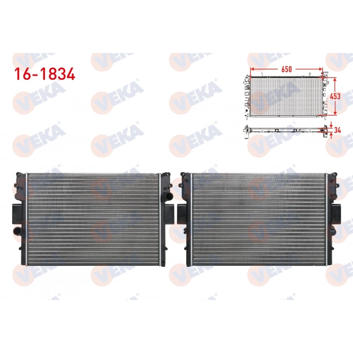 SU RADYATORU MEKANIK IVECO DAILY IV (35C) 3.0 D M-T AC+/- 2006-2011