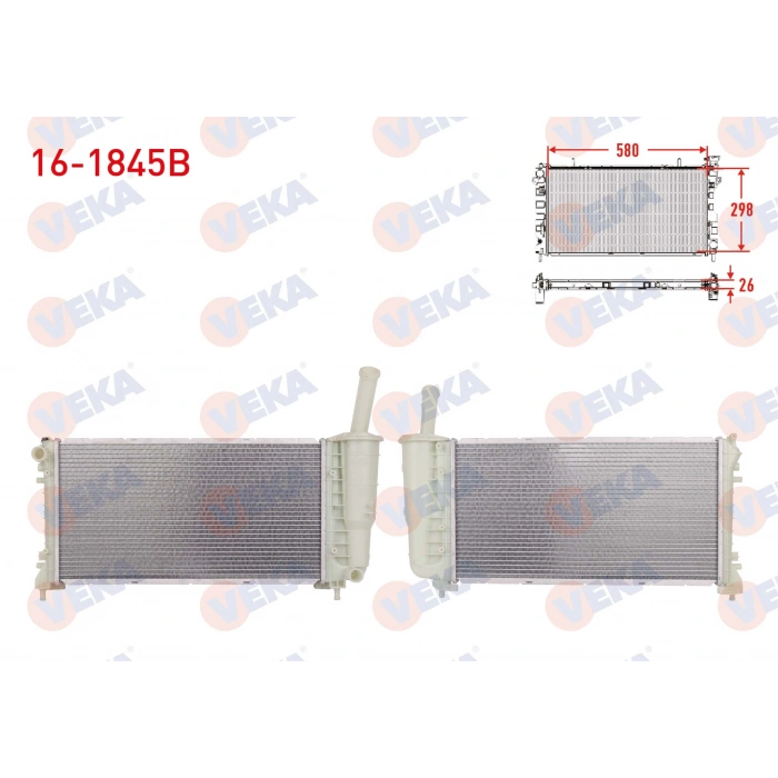 SU RADYATORU BRAZING FIAT PUNTO (188) 1.4 M-T AC+/- 1999-2009