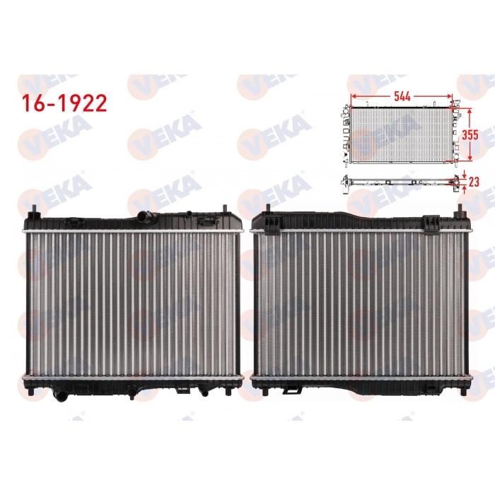 SU RADYATORU MEKANIK FORD FIESTA VII 1.4 A-T AC+/- 2012-