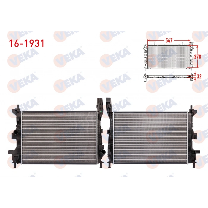 SU RADYATORU MEKANIK FORD FOCUS III 1.0 ECOBOOST M-T AC+/- 2011-2015