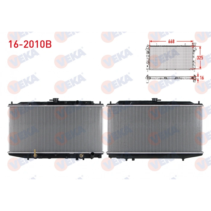SU RADYATORU BRAZING HONDA CIVIC 1.5 A-T AC +/- 1988-1991