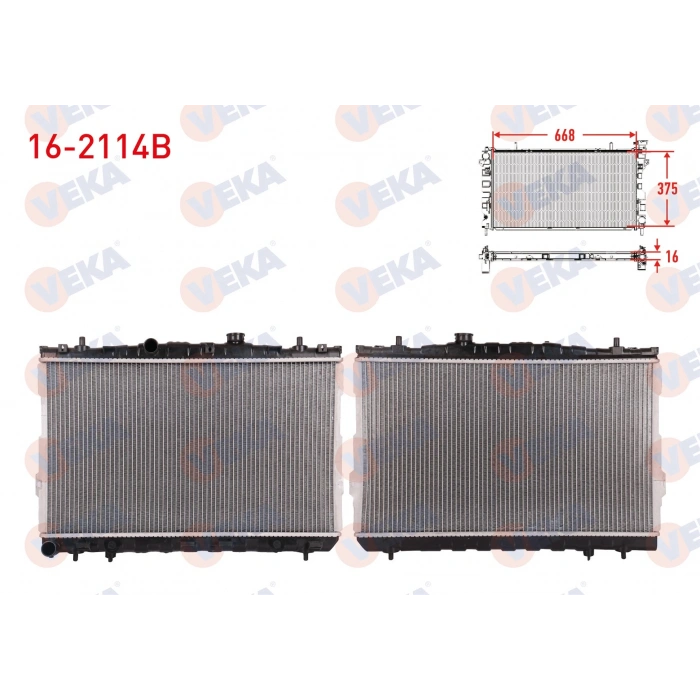 SU RADYATORU BRAZING HYUNDAI ELANTRA 1.6i M-T AC+/- 2001-2007