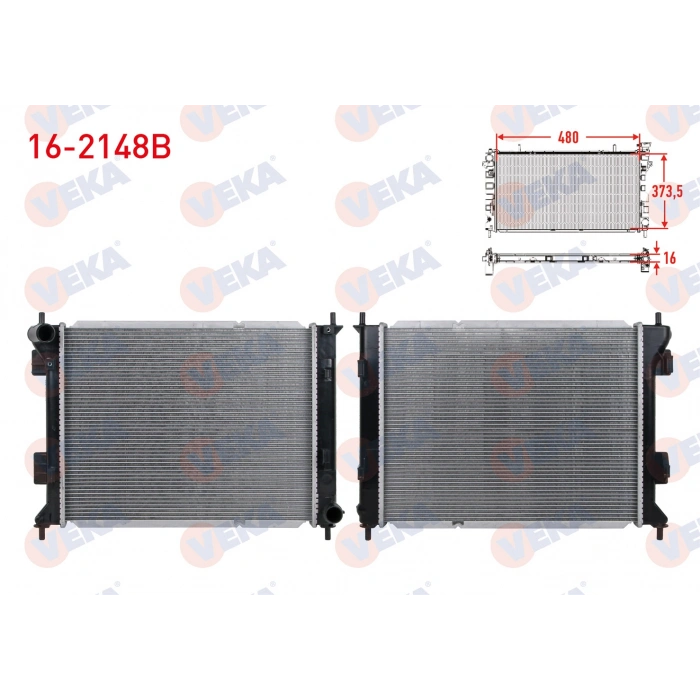 SU RADYATORU BRAZING HYUNDAI IX20 (JC) 1.4 CRDI M-T AC+/- 2010-