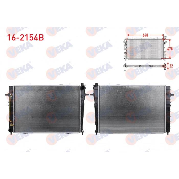 SU RADYATORU BRAZING HYUNDAI TUCSON 2.0 CRDI A-T AC+/- 2004-2010