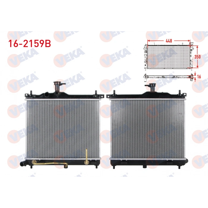 SU RADYATORU BRAZING HYUNDAI I10 (PA) 1.2i 12v A-T AC+/- 2008-2013