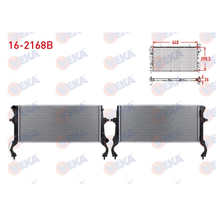 SU RADYATORU BRAZING HYUNDAI I30 1.6 CRDI M-T 2016- / ELANTRA 1.6 CRDI M-T 2016-