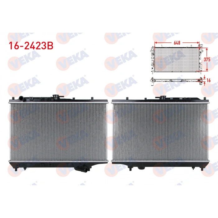 SU RADYATORU BRAZING KIA SEPHIA (FA) 1.5i 16v M-T AC+/- 1993-1996