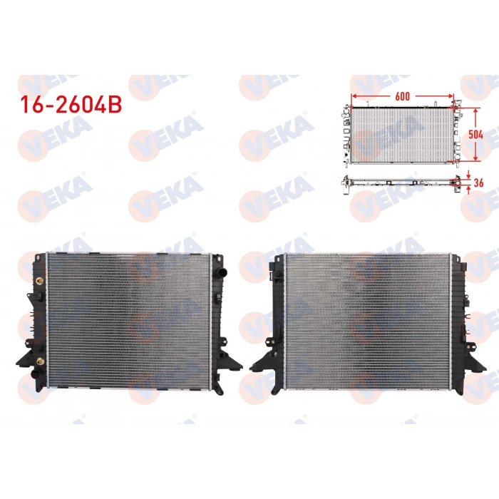 SU RADYATORU BRAZING LAND ROVER RANGE ROVER SPORT (LS) 2.7 TD A-T/M-T AC+/- 2005-2013