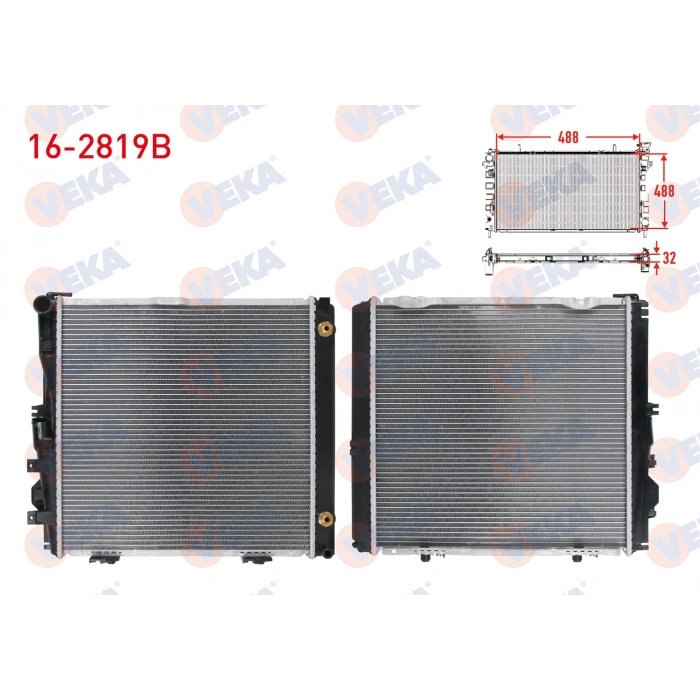 SU RADYATORU BRAZING MERCEDES S SERISI (W126) 260 SE A-T AC+/- 1981-1991