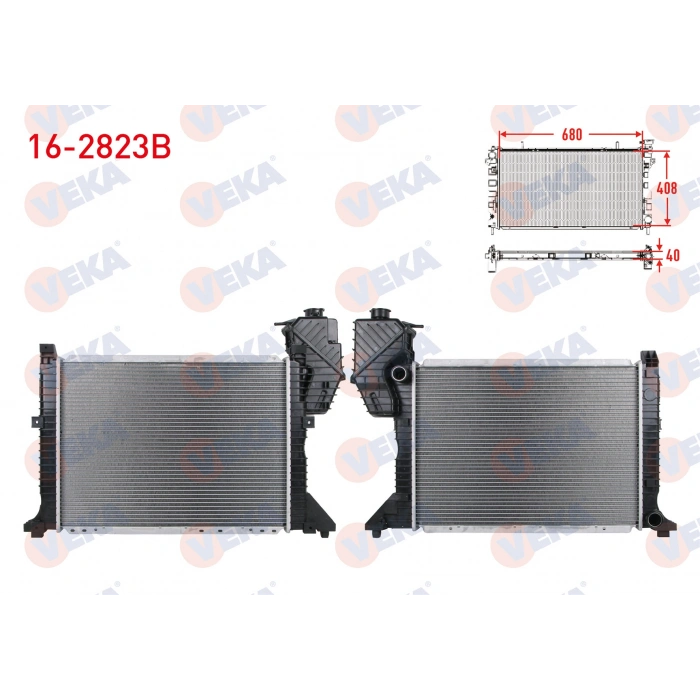 SU RADYATORU BRAZING MERCEDES SPRINTER 208 CDI- 213 CDI - 313 CDI - 316 CDI - 413 CDI M-T ACLI 2000-2006