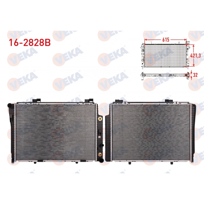 SU RADYATORU BRAZING MERCEDES C CLASS (W202) C 180 A-T AC+ 1993-2000