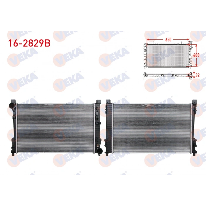 SU RADYATORU BRAZING MERCEDES C CLASS (W203) C 180 KOMPRESSOR A-T AC+/- 2000-2006